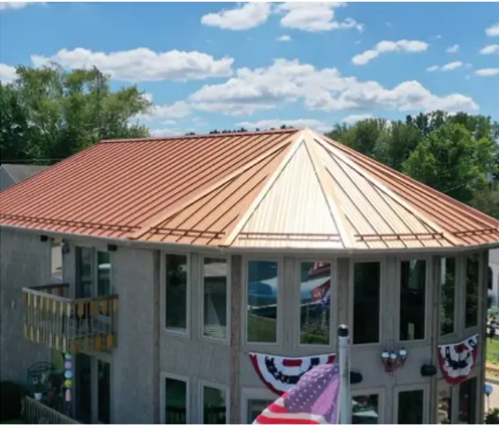 Commercial roof inspection documented in North Webster